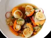 Nage coquilles Jacques cidre