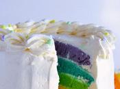 Rainbow cake Gâteau arc-en-ciel