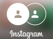 fonction "multicomptes" disponible Instagram