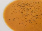 Soupe carottes thym