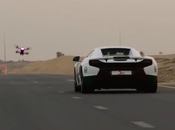 course entre drone McLaren 650s Dubai