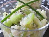 Salade crabe kiwi