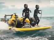 nouvelle Renault fait paddle plage australienne
