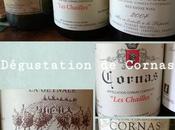 vins l'appellation Cornas dégustés l'aveugle première partie