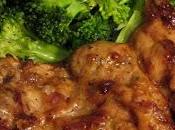 Hauts cuisse poulet grillés, marinés dijonnaise