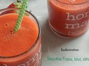 Smoothie Fraise, kiwi, citron