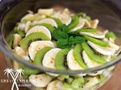 Salade fruits îles: Jicama, Banane, kiwi