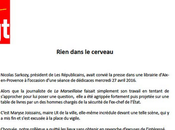 homme main Sarkozy agresse journaliste sans qu’il lève petit doigt