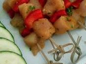 brochettes yakitori o'hokkaido poulet légumes grillés