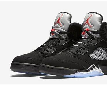 Air Jordan 5 Retro Black Metallic Silver