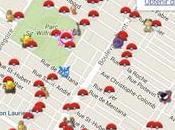 Cette carte vous indique temps réel Pokémon Montréal ailleurs Québec