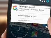 Android vous avertira qu’un autre appareil connecte votre compte Google