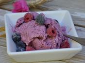 Frozen yoghourt framboises/myrtilles