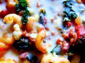 Pâtes tomates, kale, béchamel