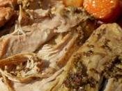 Rôti d'épaule porc four