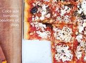 Tapas Coca poivrons thon {recette boulangerie}