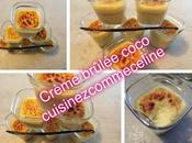 Crème brûlées vanille coco