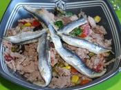 Salade thon anchois