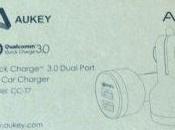 SpeedTest AUKEY Quick Charge Chargeur Voiture