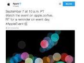 Keynote iPhone Apple propose recevoir rappel Twitter
