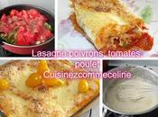 Lasagne poivrons, tomates poulet