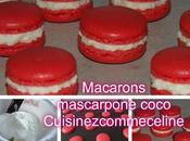 Macarons mascarpone coco