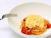 Spaghetti sauce tomate pimentée œufs brouillés