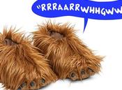 chaussons sonores Chewbacca pour l’hiver