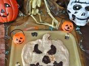 Citrouille Halloween macaron géant ganache chocolat