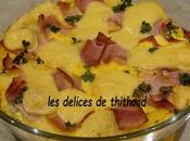 omelette four (restes frigo)