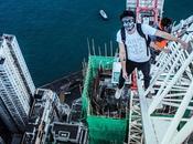 Monter grue OKLM Mais redescente, c'est glissant