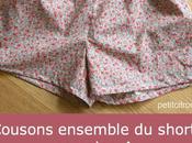 Cousons ensemble short boxer semaine assemblage, méthode