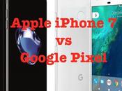 Apple iPhone Google Pixel, comparaison technique