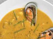 Soupe potiron moules