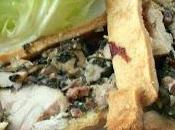 Gâteau tourte poulet épinard