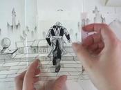 Pour sortie d’Assassin’s Creed, artiste utilise papier pour animation stop-motion.