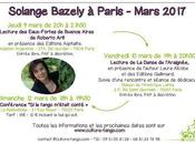 Solange Bazely passage Paris semaine prochaine [ici]