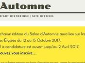 Pour candidater prochain Salon d’Automne 2017