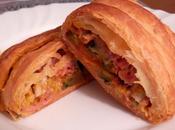 Tresse feuilletée Courgettes, Jambon, Mozzarella