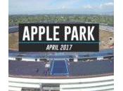 Apple Park nouveau survol drone avant ouverture avril
