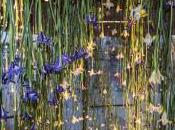 Fleurs d’Iris Suspendues pour Installation d’Art Monumentale