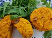 flans polenta carotte roquefort