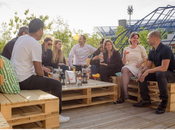 vert Papa Cabane terrasse l’été Paris