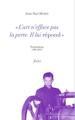 (Note lecture) Jean-Paul Michel, L'art n’efface perte. répond Geneviève Huttin