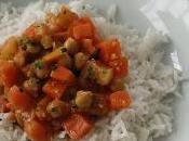 Curry carottes pois chiches
