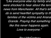 Paul McCartney réaction après l’attentat Manchester