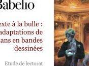 Babelio présente étude adaptations romans bandes dessinées