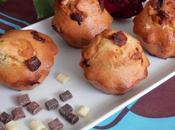 Muffins lait concentré sucré chunks chocolats