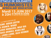 SPECTACLE SOLIDARITÉ AFRICA AID’ EDUCATION avec François Xavier Demaison d’autres humoristes