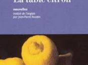 Lecture Julian Barnes table citron